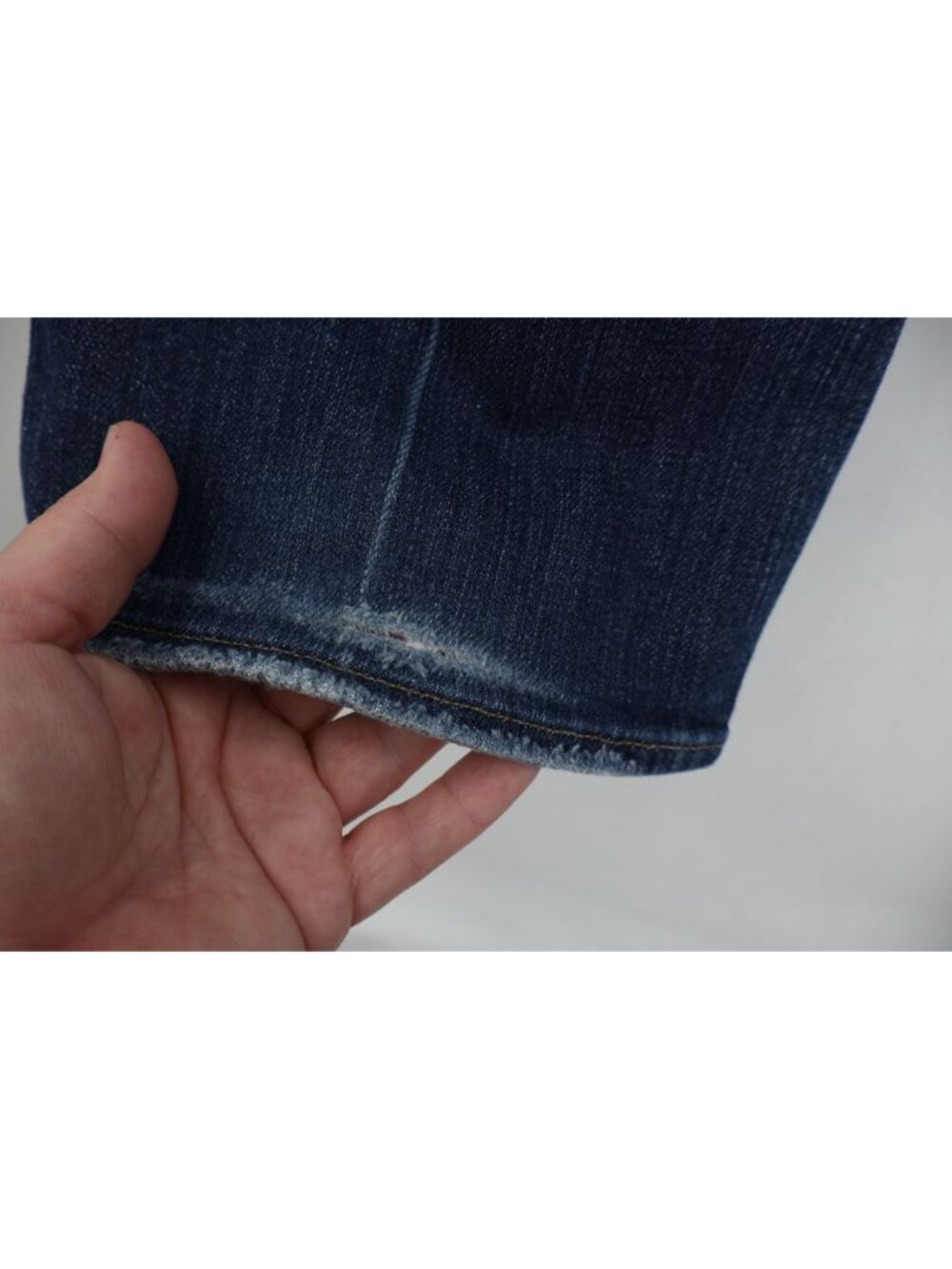7 For All Mankind Flip Flop Y2K Boot Cut Womens Jeans Sz 29x28 Distressed - Picture 9 of 16